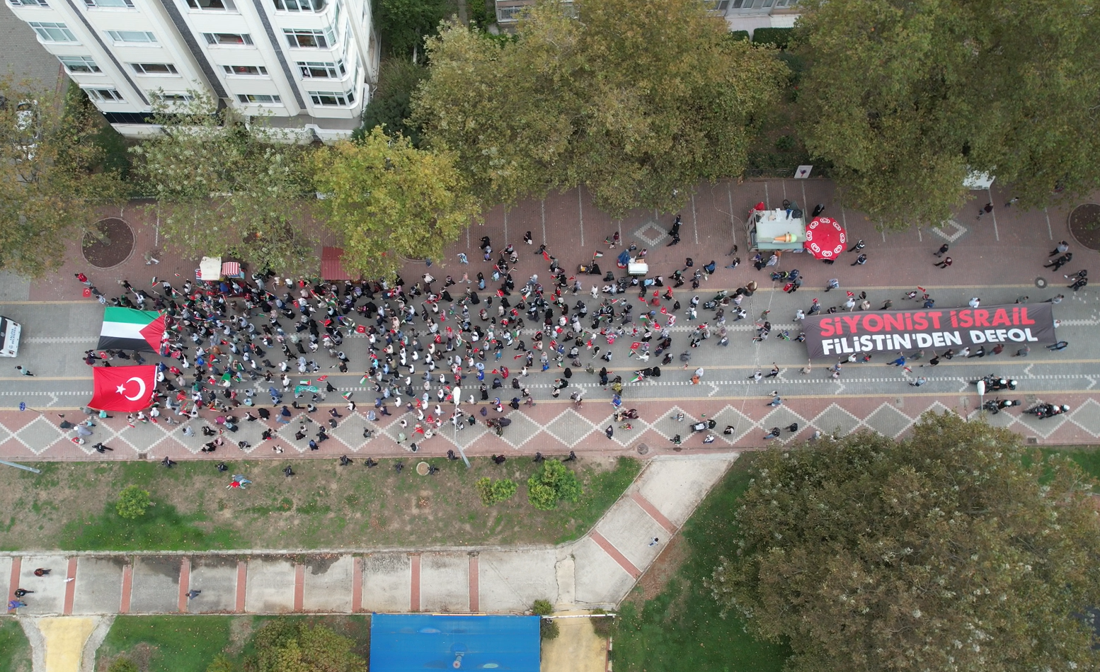 Yalova Gonulder Silvil Toplum Stk Filistin Gazze Israil Protesto Yuruyus (3)