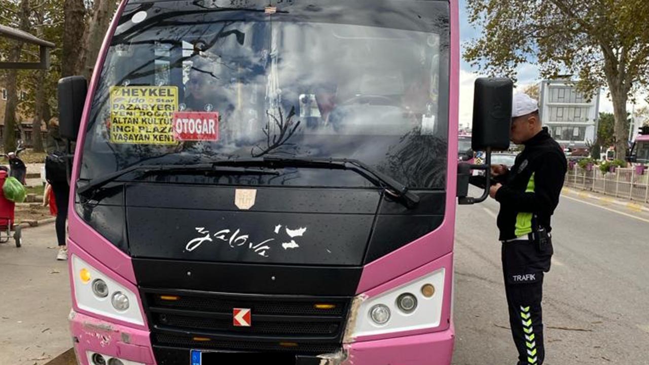 Yalova Il Emniyet Trafik Sube Toplu Tasima Arac Denetim Para Ceza Haber (2)