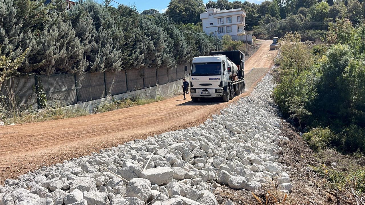 Yalova Koru Belediye Belde Baskan Yol Asfalt Calisma (2)