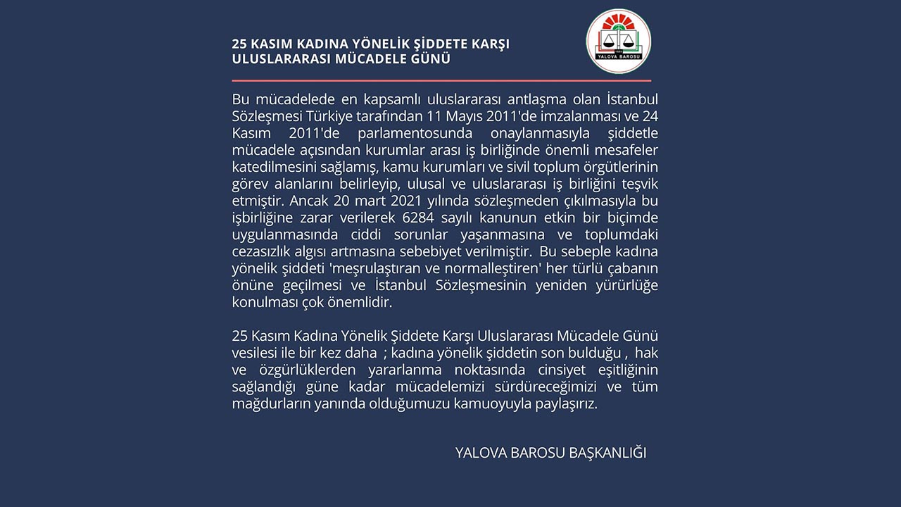 Yalova Baro 25 Kasim Kadina Siddet Mucadele Gun Basin Aciklama (3)