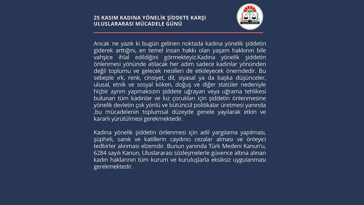 Yalova Baro 25 Kasim Kadina Siddet Mucadele Gun Basin Aciklama (4)