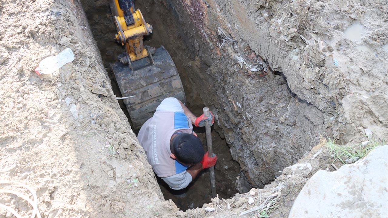 Yalova Belediye Cinarcik Yolu Kyk Altyapi Calisma (3)