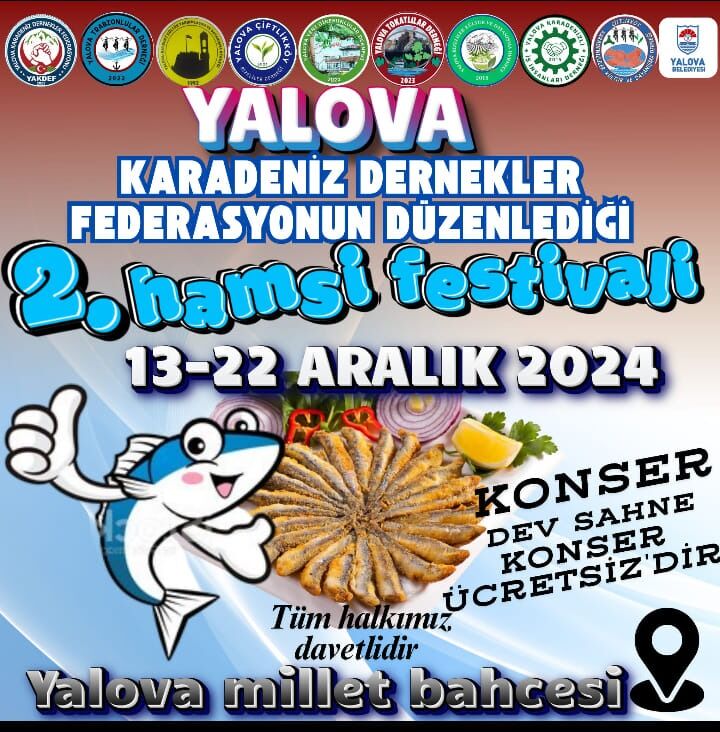 Yalova Karadeniz Dernekler Federasyon Hamsi Festival (2)