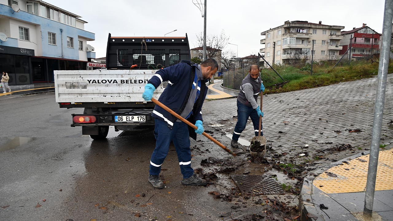 Yalova Belediye Kanalizasyon Su Mudurluk Yagmur Temizlik Calisma (3)