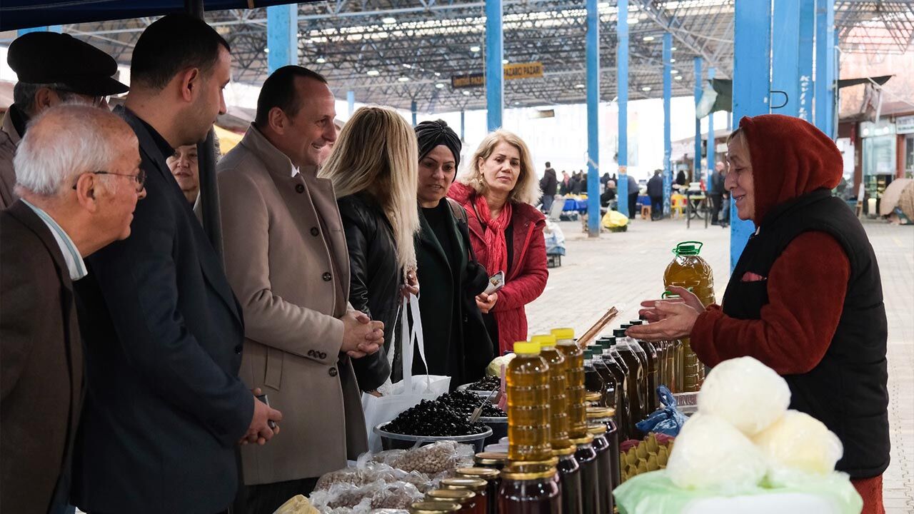 Yalova Ciftlikkoy Belediye Baskan Chp Ilce Teskilat Uretici Pazar Esnaf Ziyaret (1)