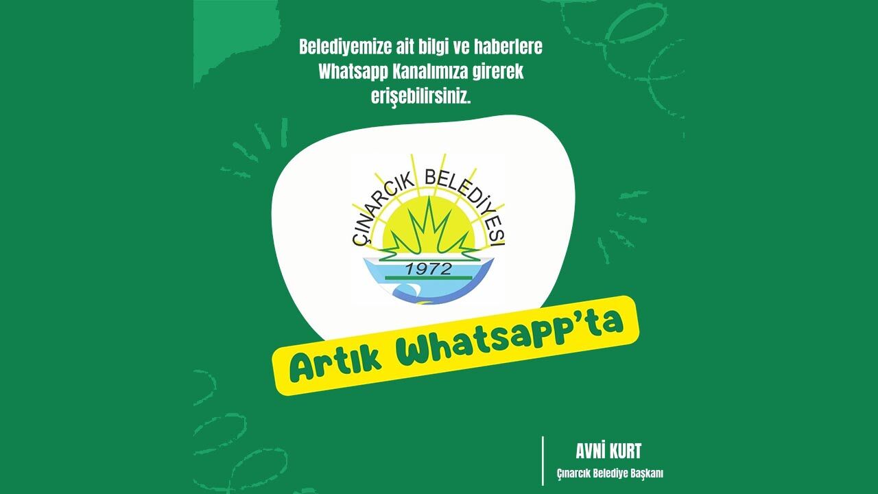 Yalova Cinarcik Belediye Whatsapp Kanal Yeni Uygulama (1)