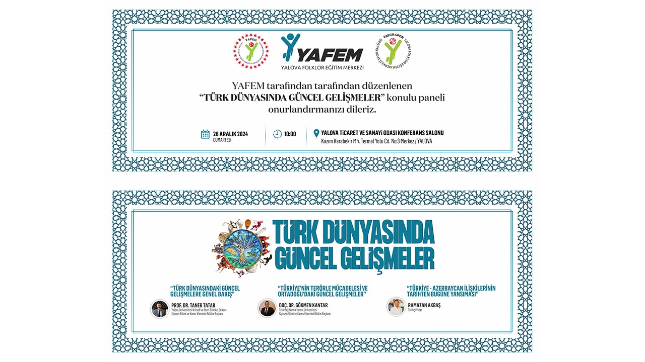 Yalova Yafem Turk Dunya Panel Akademisyen (1)