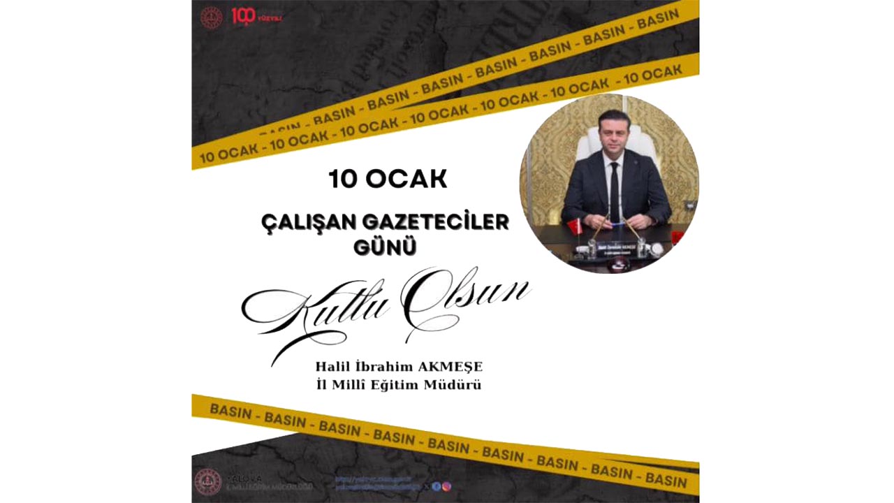 Yalova Il Milli Egitim Mudur Gazeteci Gun Kutlama (1)