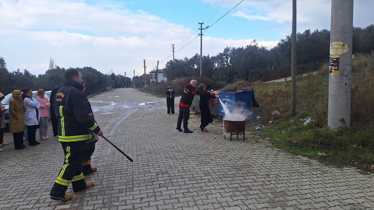 Yalova Cinarcik Belediye Itfaiye Kyk Yurt Yangin Egitim (1)