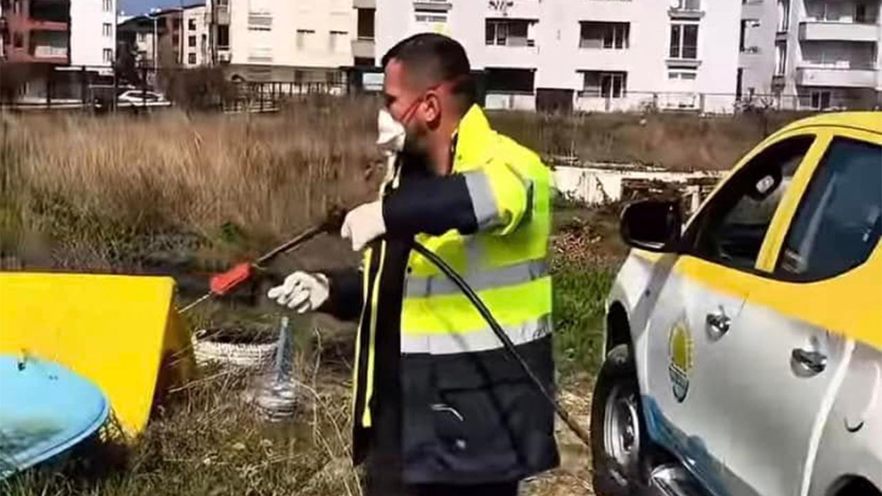 Yalova Cinarcik Belediye Vektor Ilaclama Altyapi Temizlik Calisma (2)