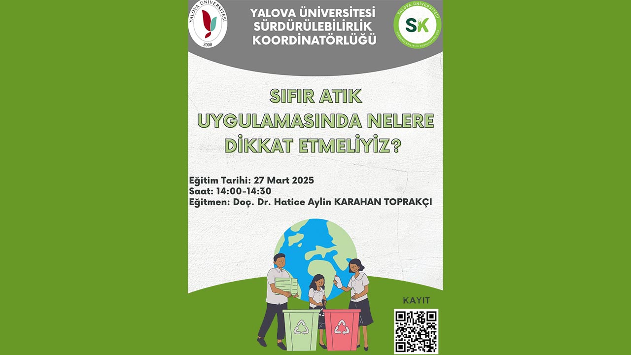 Yalova Universitesi Destek Personel Sifir Atik Egitim (1)