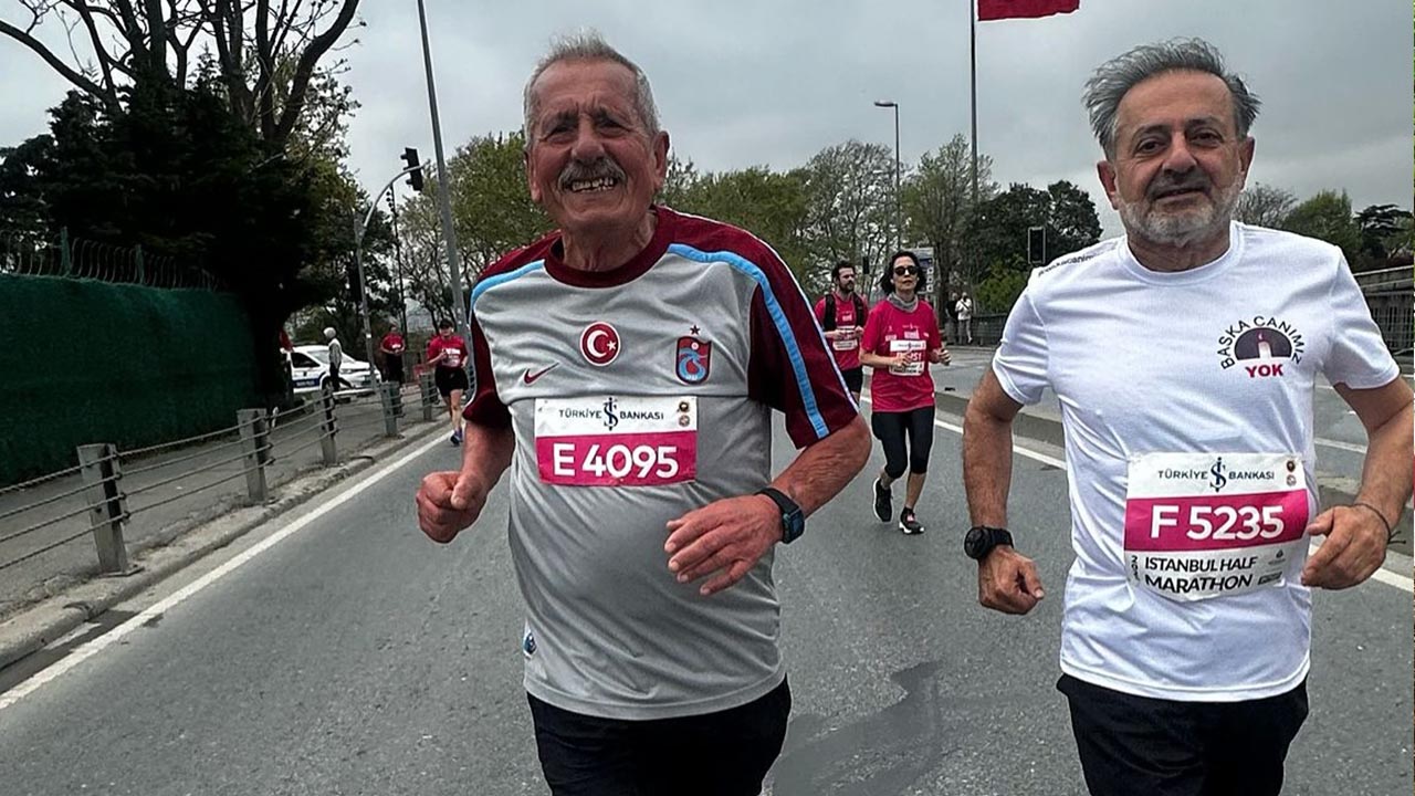 Yalova Istanbul Cinarcik Yasli Adam Sporcu Maraton Katlilim (3)