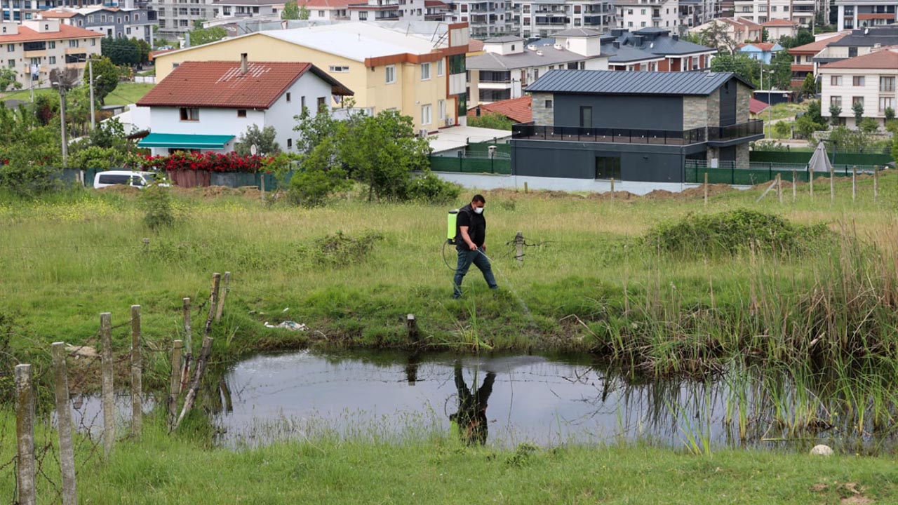Yalova Belediye Veteriner Ekipler Bahar Ayi 14 Mahalle Ilaclama Calisma (5)
