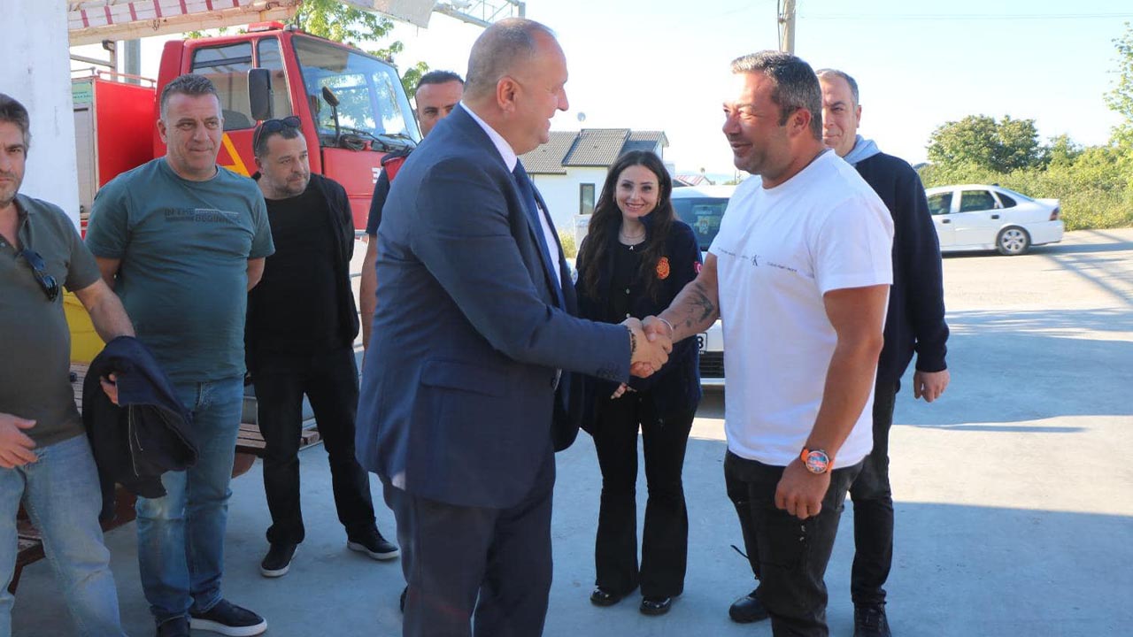 Yalova Cinarcik Belediye Baskan Yeni Itfaiye Bina Ziyaret (2)