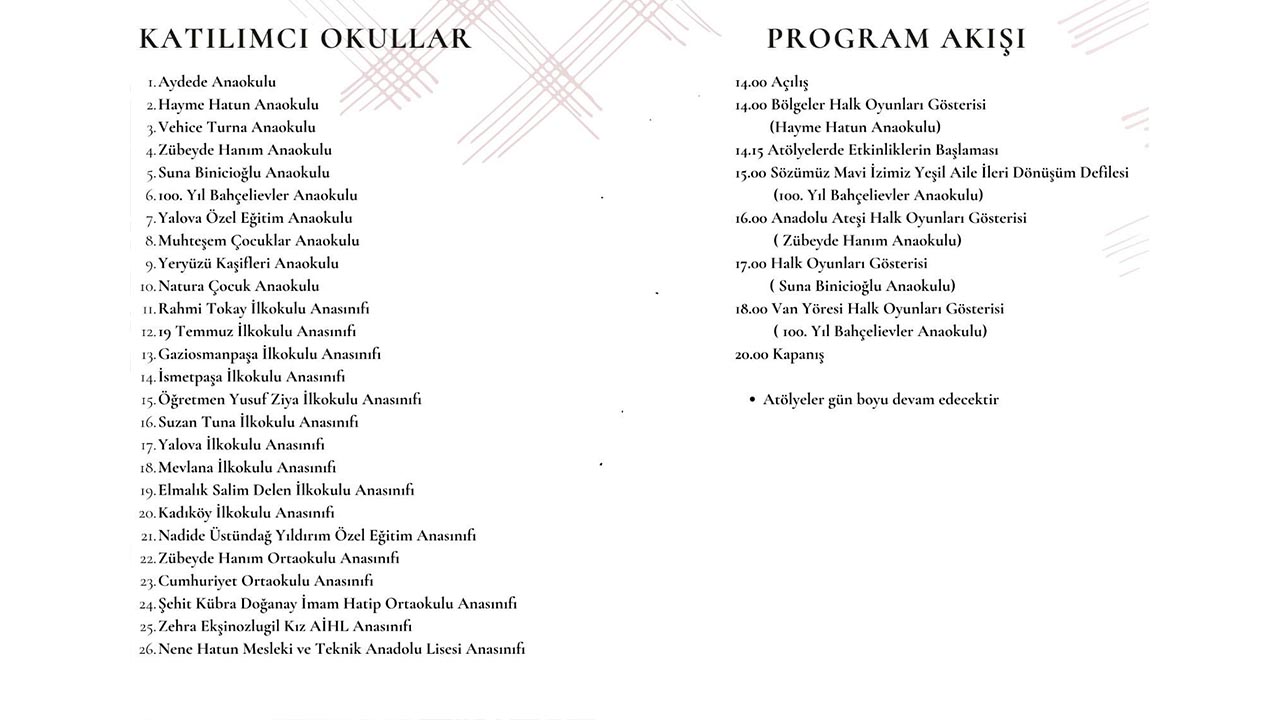 Yalova Il Milli Egitim Mudurluk Okul Oncesi Senlik Etkinlik Program (2)