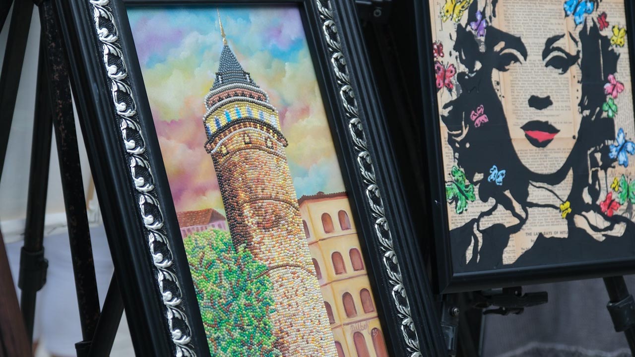 Yalova Ciftlikkoy Belediye Kultur Merkez Resim Kurs Kursiyer Yil Sonu Sergi (2)