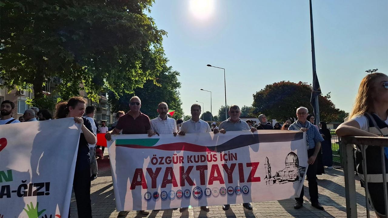 Yalova Gonul Der Filistin Halk Destek Yuruyus (1)
