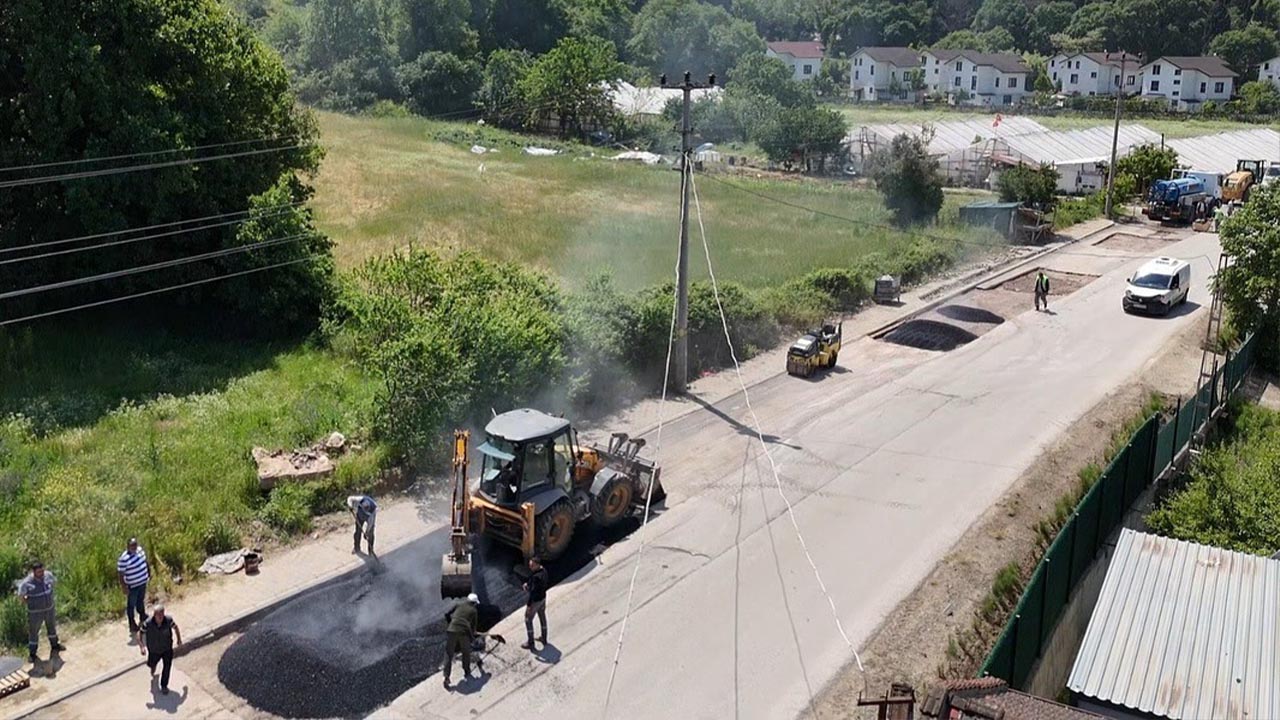 Yalova Kadikoy Belediye Kadi Cadde Asfalt Yama Calisma (2)
