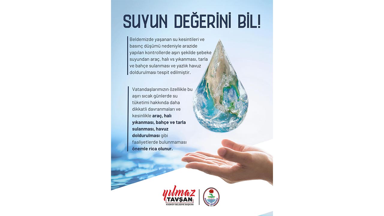 Yalova Kadikoy Belediyesi Su Uyari Vatandas (1)