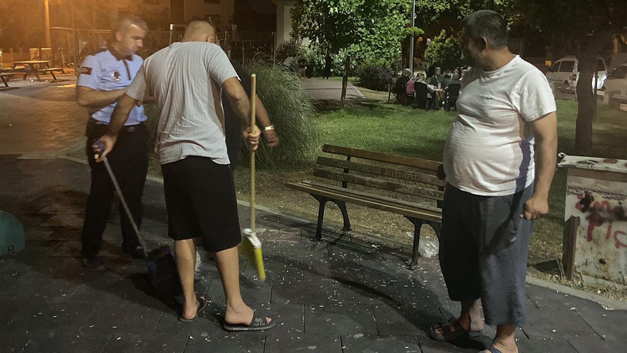Parktaki̇ Duyarsizliğa ‘Çevre Zabita’dan Aninda Müdahale (1)