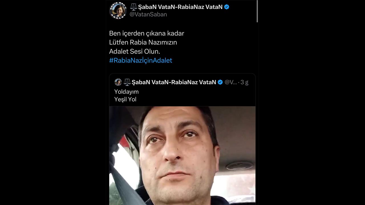 Rabia Naz’ın Babası Şaban Vatan Cezaevine Girdi “Adalet Ararken Cezalandırıldık” (1)