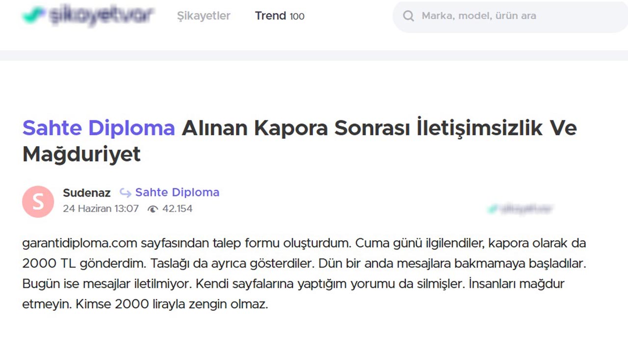 Sahte Diploma İddiaları Gündemde Parayla Alınabilir Sanıyorl (1)