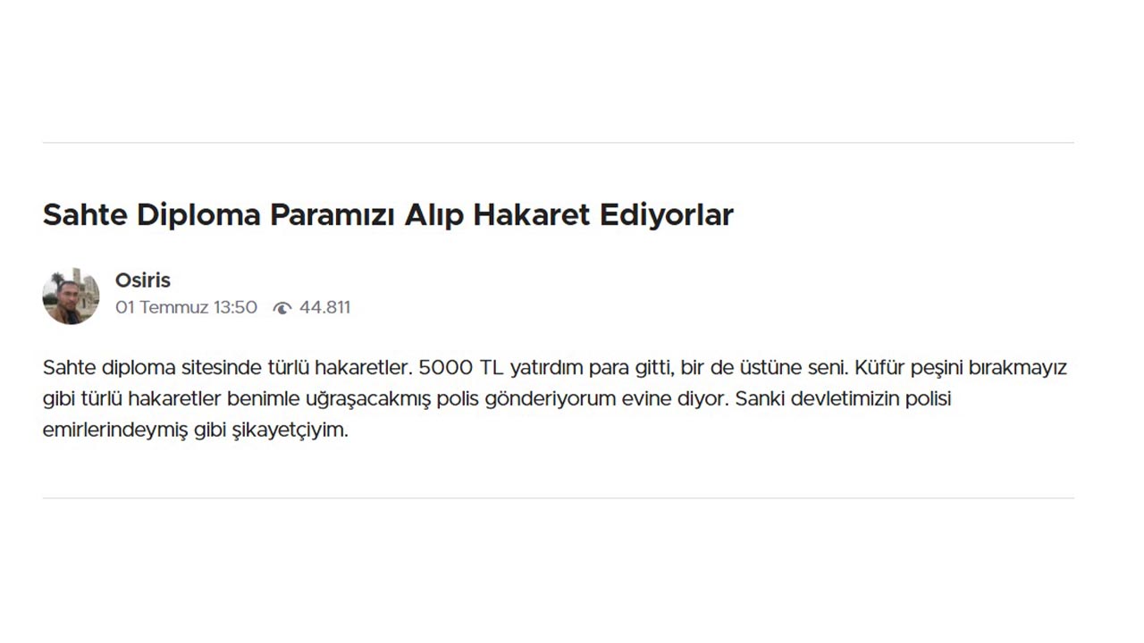 Sahte Diploma İddiaları Gündemde Parayla Alınabilir Sanıyorl (3)