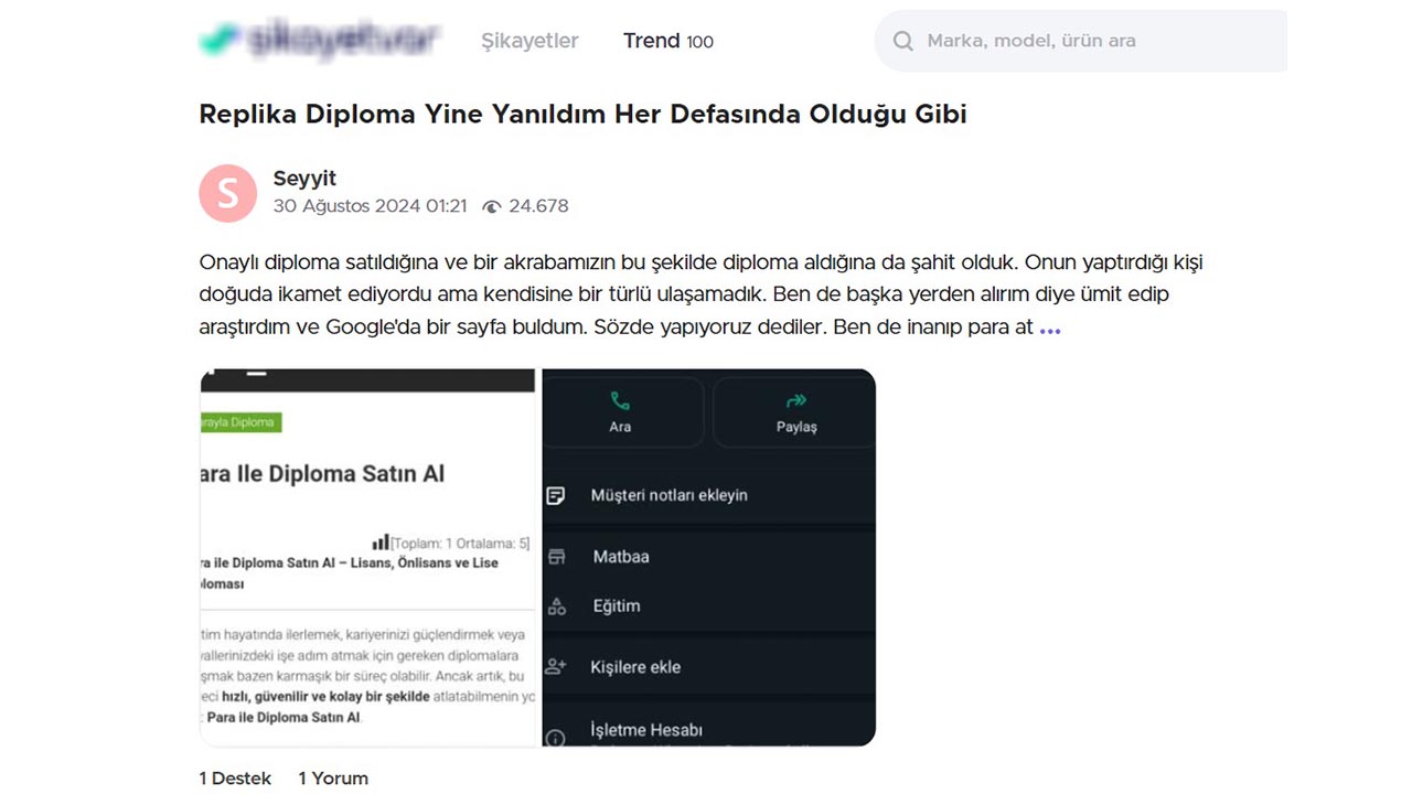 Sahte Diploma İddiaları Gündemde Parayla Alınabilir Sanıyorl (4)
