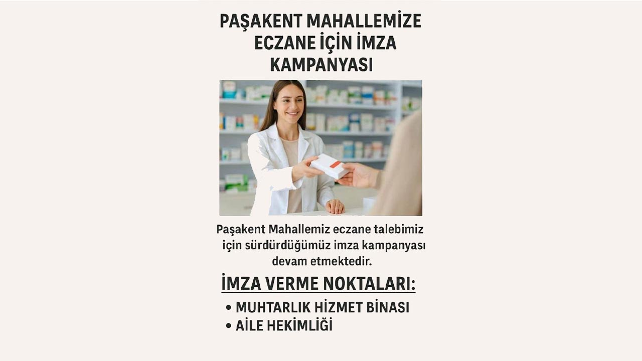 Yalova Pasakent Eczane Istiyor Mesaj