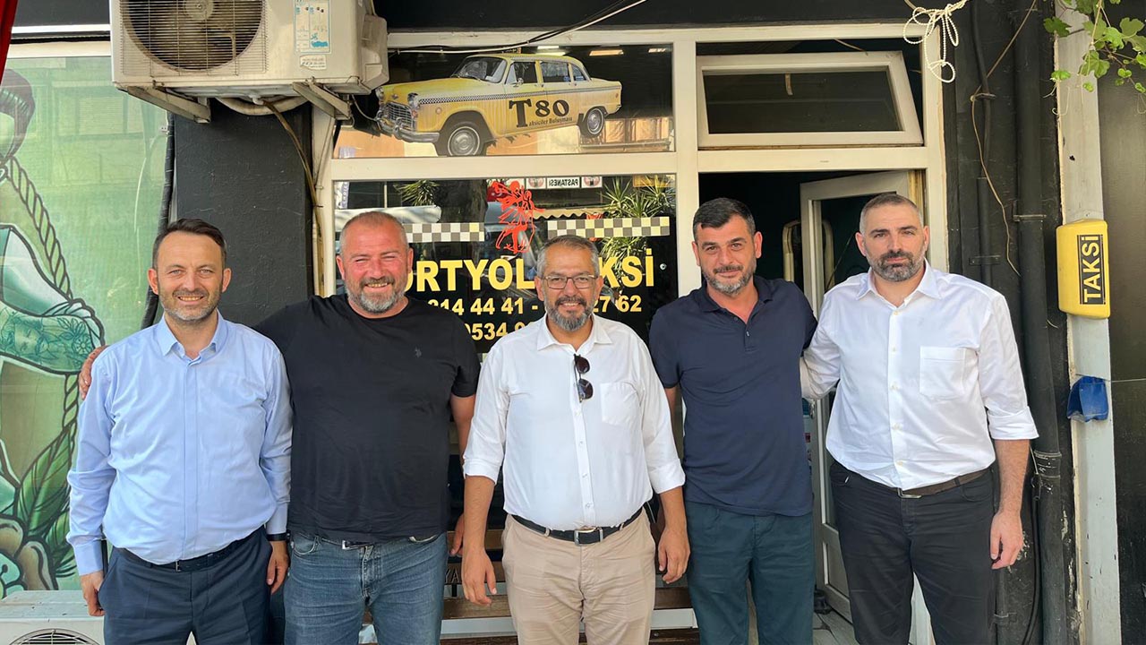 Yalova Anahtar Parti Il Baskan Heyet Taksi Durak Esnaf Ziyaret (4)