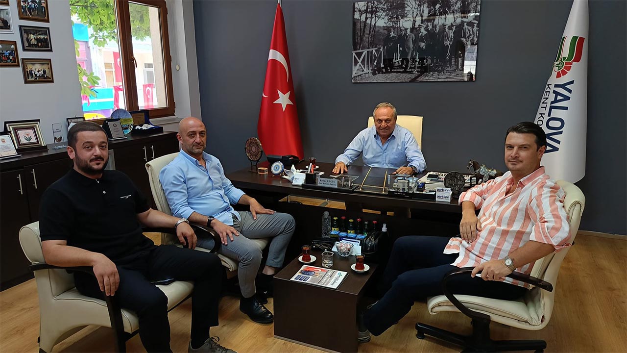 Yalova Kent Konseyi Baskan Is Dunyasi Isimler Ziyaret Gorusme (1)