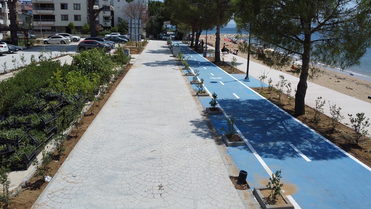 Yılandar Sahilinde Bisiklet Yolu Tamamlandı (2)