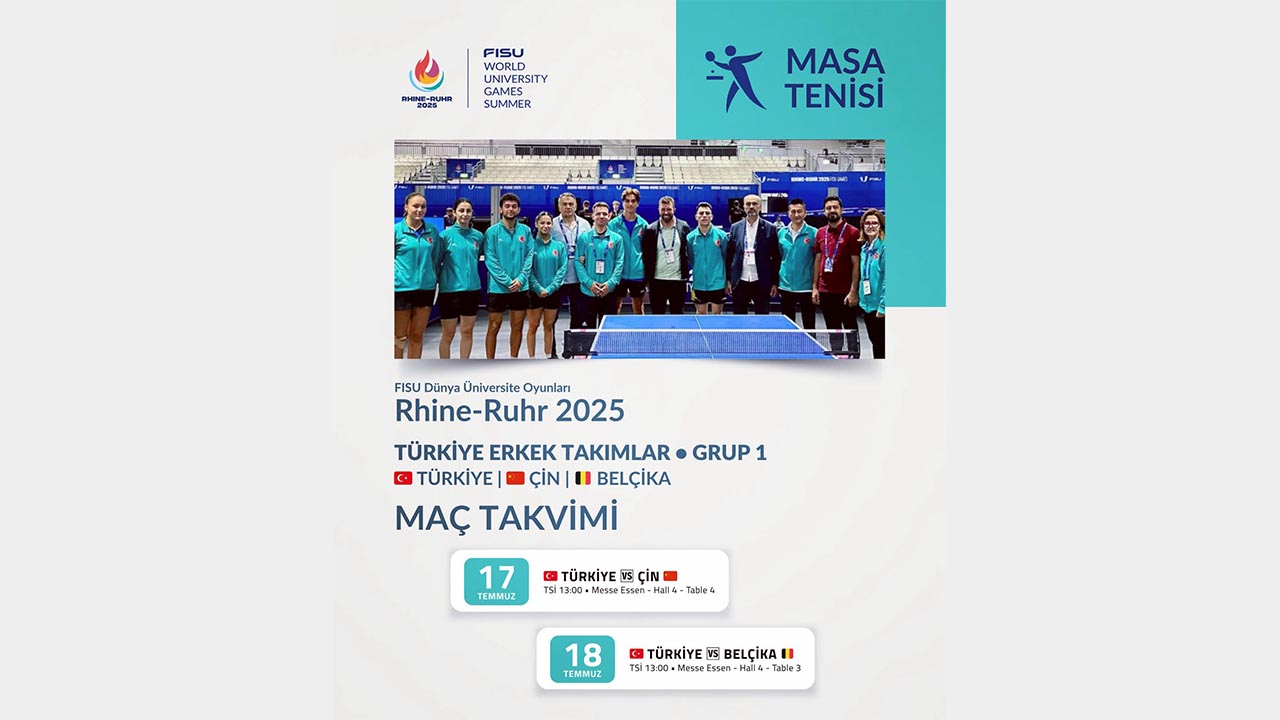 Yalova Ece Harac Fisu Dunya Universite Yaz Oyun Masa Tenisi Tenis (2)