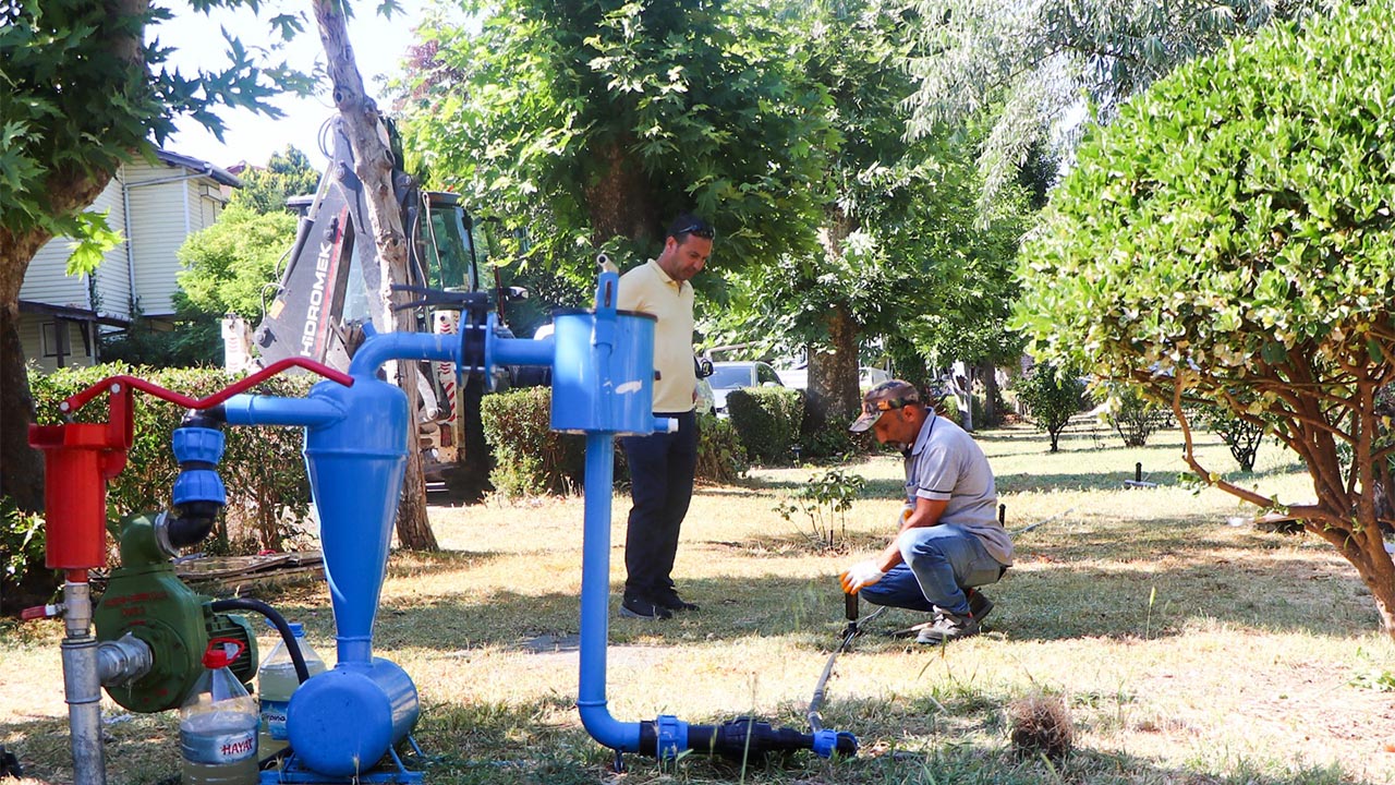 Çiftlikköy’de Peyzaj Alanlarına Otomatik Sulama Desteği (2)