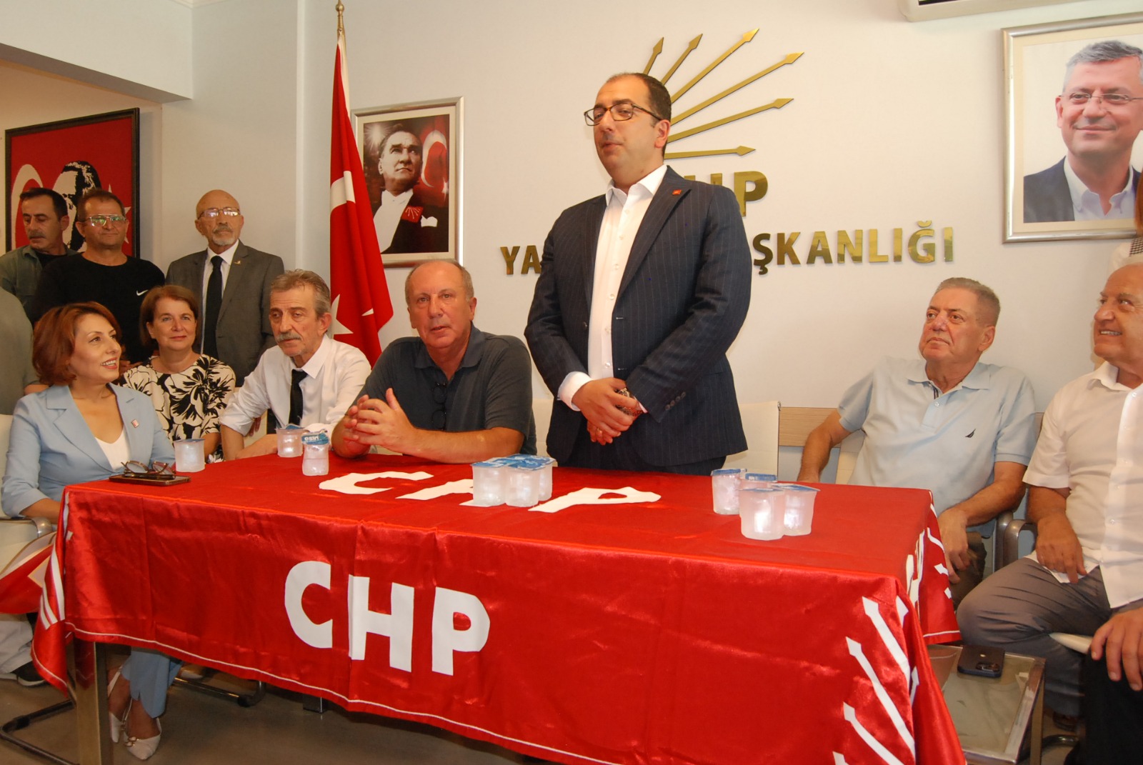 Yalova Cumhuriyet Halk Partisi Il Baskanlik Muharrem Ince Geri Donus Ziyaret (2)