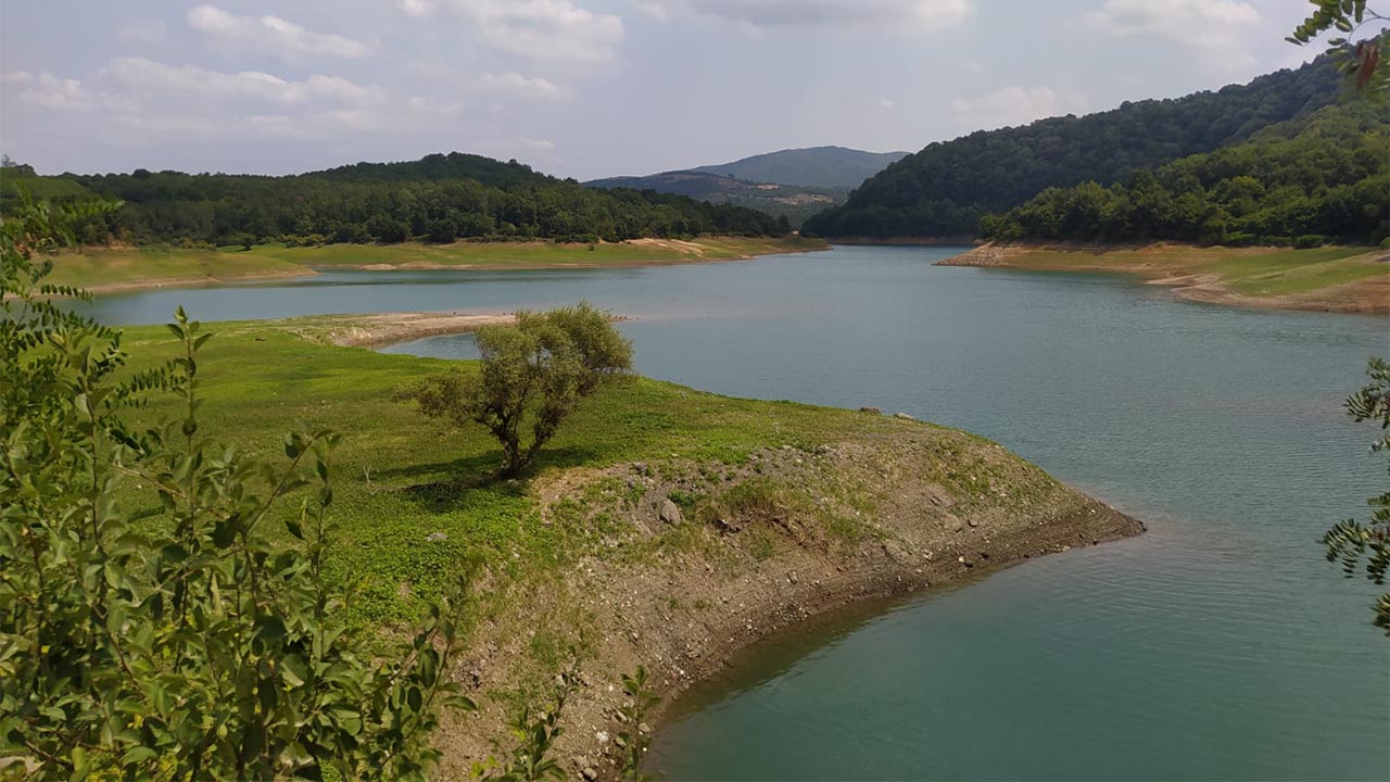 Yalova Gokce Baraj Su Seviye Dusus Kuraklik (1)