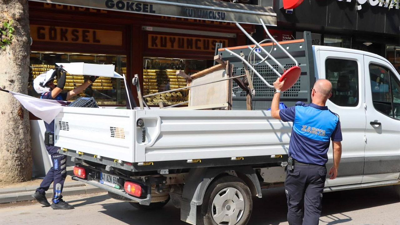 Yalova Belediyesi Zabita Yol Kaldirim Isgali Engel Mudahale (1)