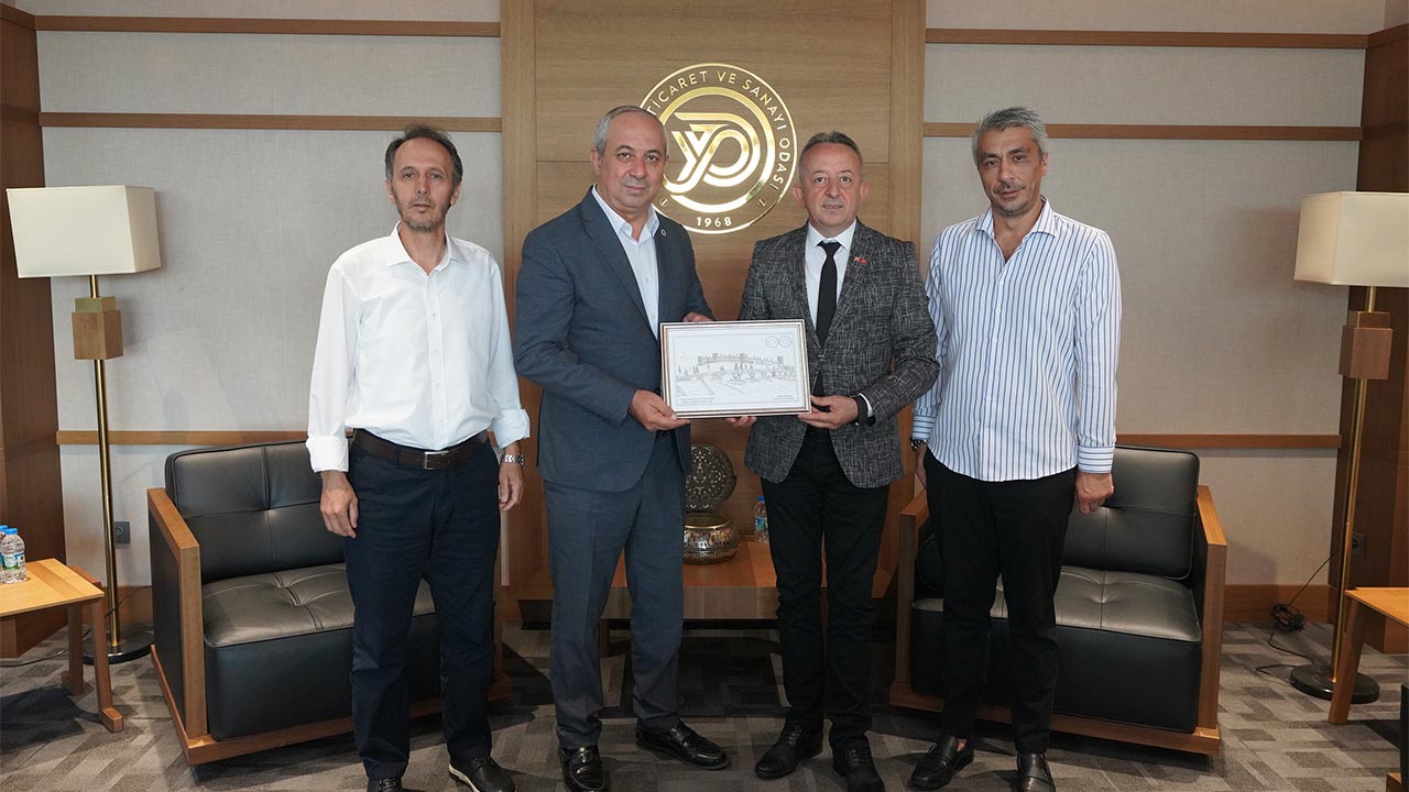 Yalova Ticaret Sanayi Oda Baskan Yonetim Kuzey Makedonya Isbirligi Gorusme (1)