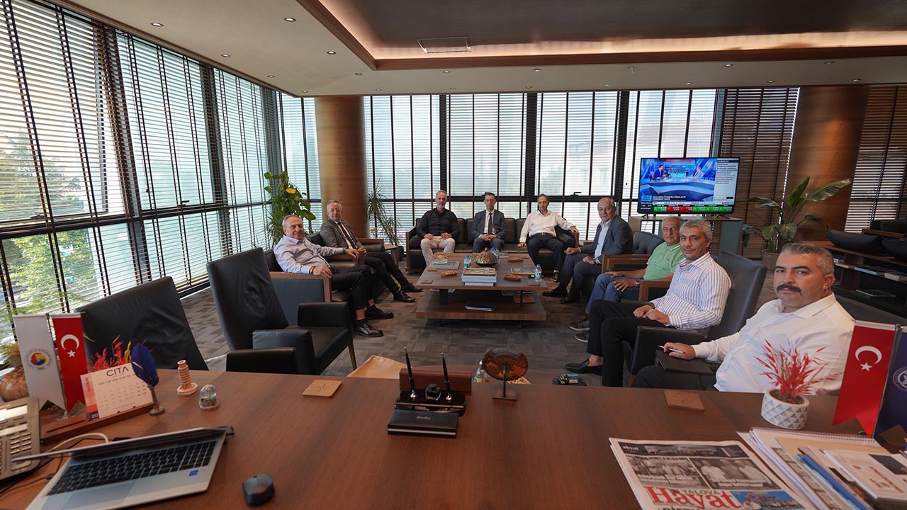 Yalova Ticaret Sanayi Oda Baskan Yonetim Kuzey Makedonya Isbirligi Gorusme (3)