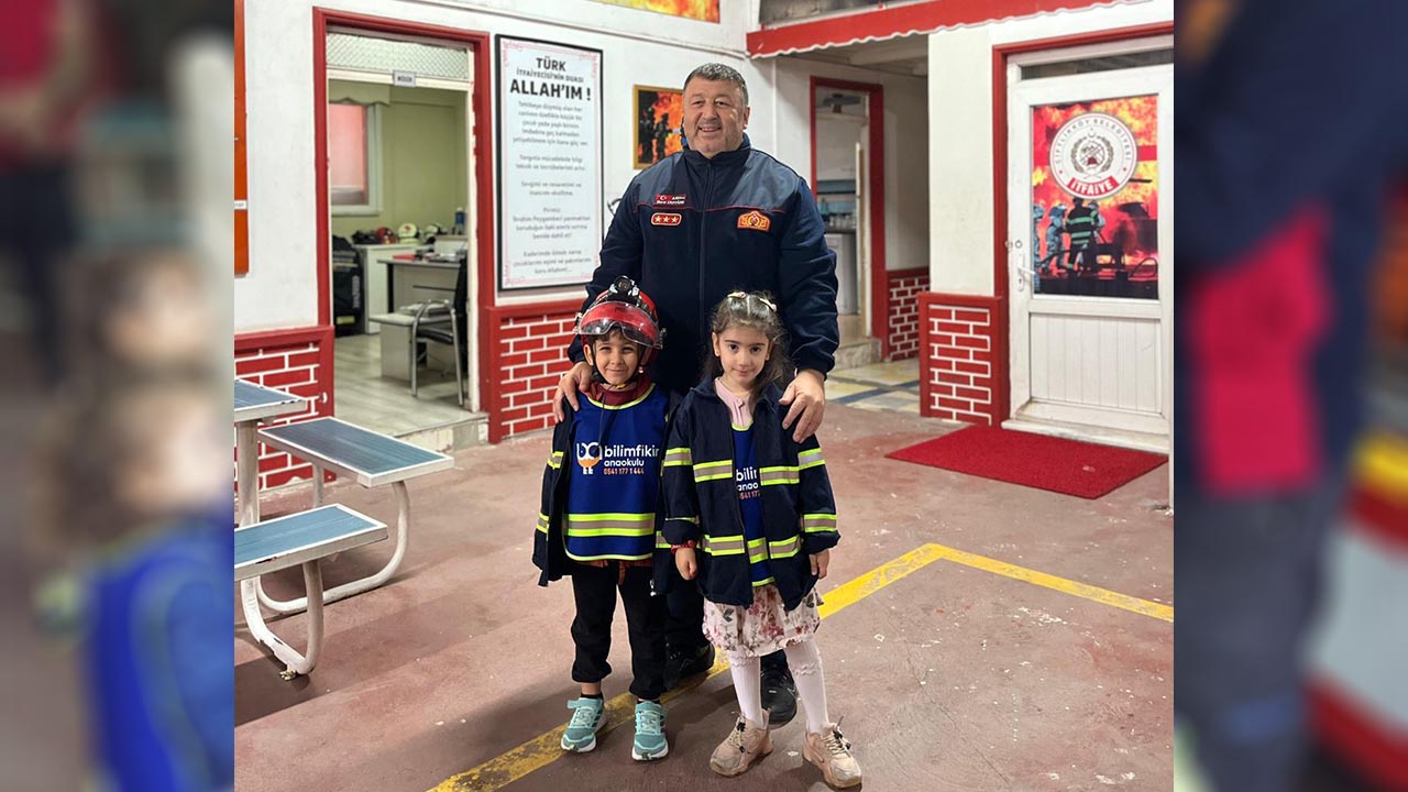 Bilimfikir Minikleri Çiftlikköy İtfaiyecileriyle Buluştu (1)