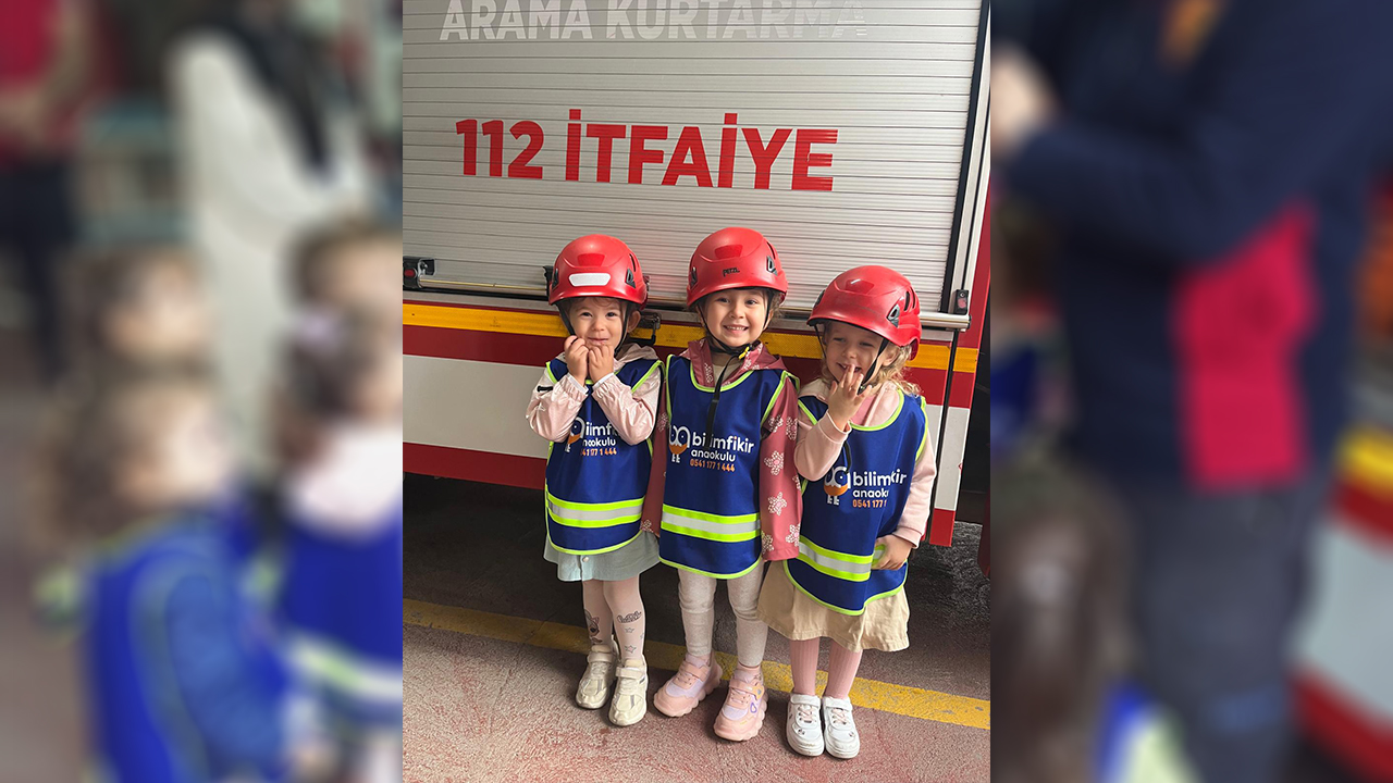 Bilimfikir Minikleri Çiftlikköy İtfaiyecileriyle Buluştu (2)
