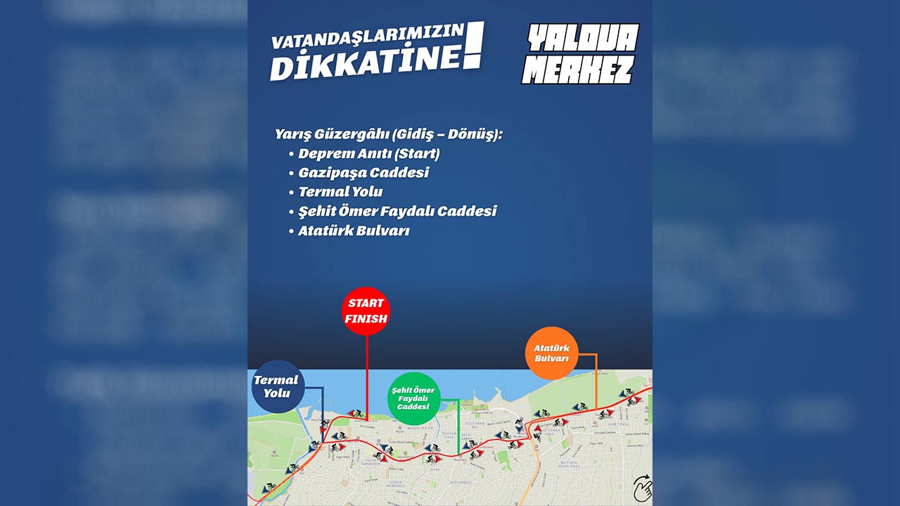 Gran Fondo Için Yalova’da Yollar Kapanacak (2)