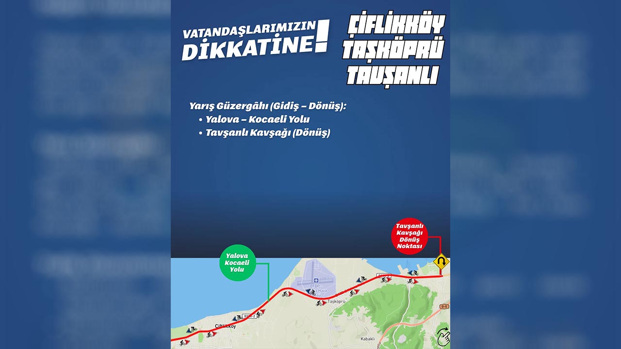 Gran Fondo Için Yalova’da Yollar Kapanacak (4)