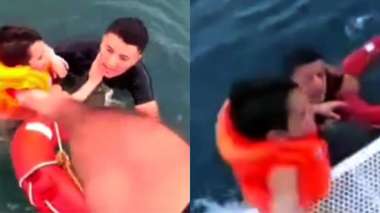 Mersin Deniz Suruklenen Cocuk Kurtarildi