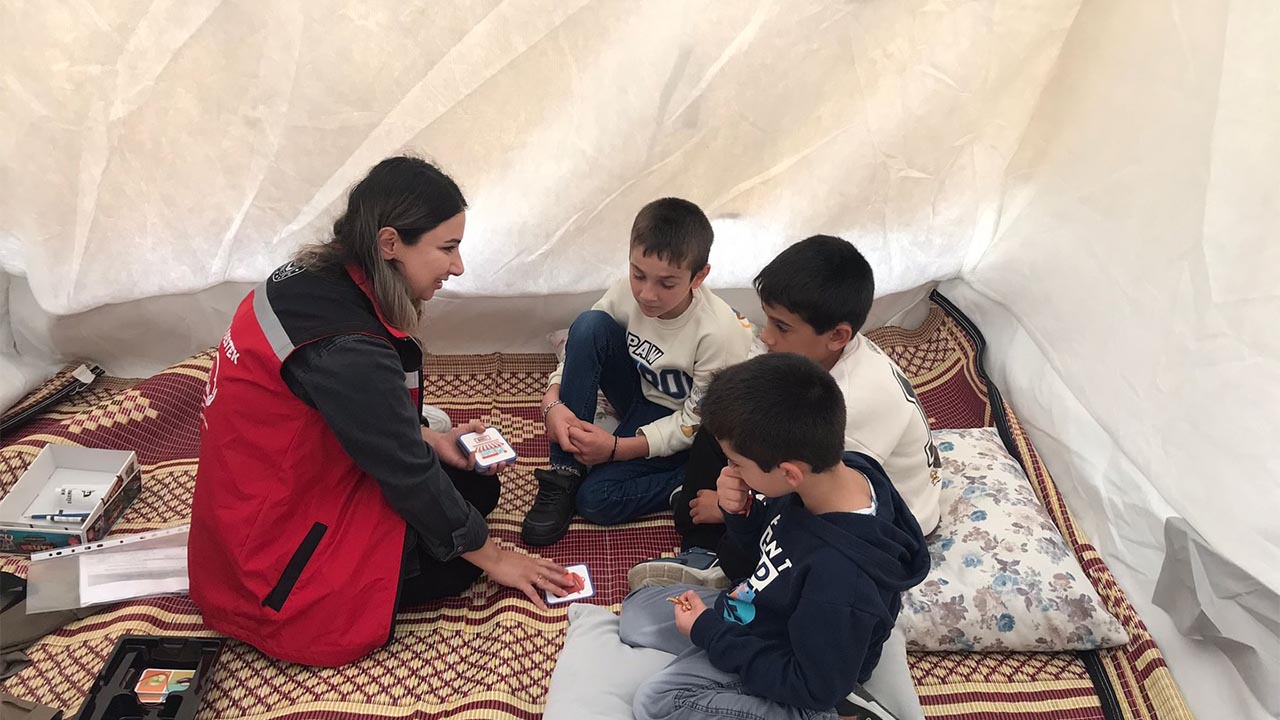 Tatbikatta Psikososyal Destek Çalışmaları Yürütüldü (2)