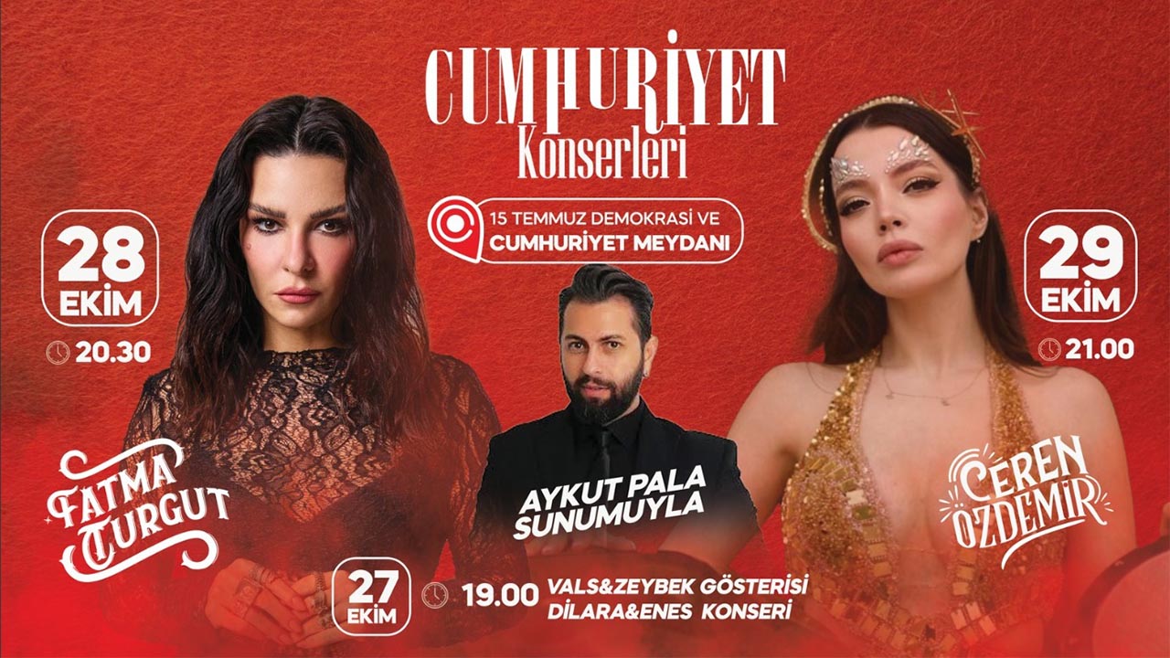 Yalova Belediyesi Cumhuriyet Bayram Kutlama Program Sanatcilar
