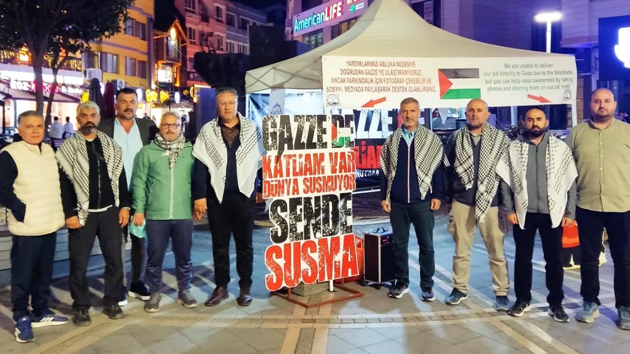 Yalova Ihh Sumud Filo Israil Saldiri Tepki Protesto (3)
