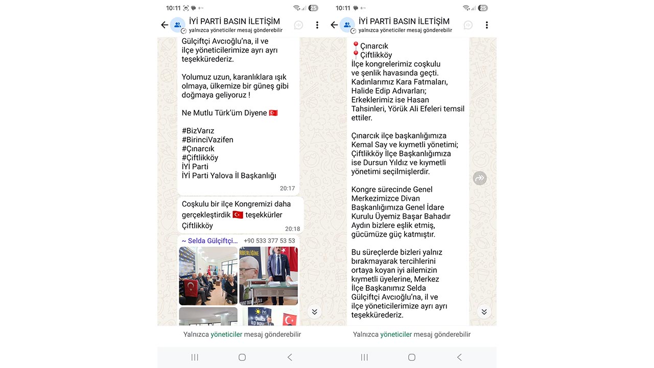 Yalova Iyi Parti Olagan Kurultay Kongre Ciftlikoy Cinarcik Ilce Baskanlik Secim (5)