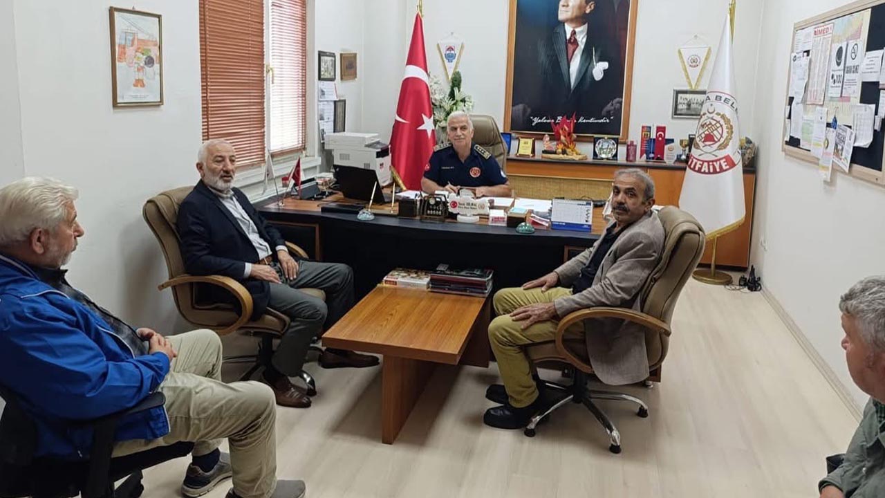 Yalova Saadet Partisi Il Baskan Belediye Itfaiye Mudur Hafta Kutlama Ziyaret (1)