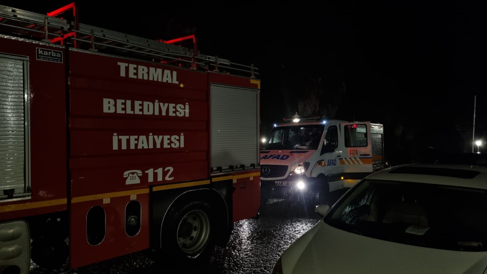 Yalova Termal Tbmm Otel Mutfak Yangin Afad (3)